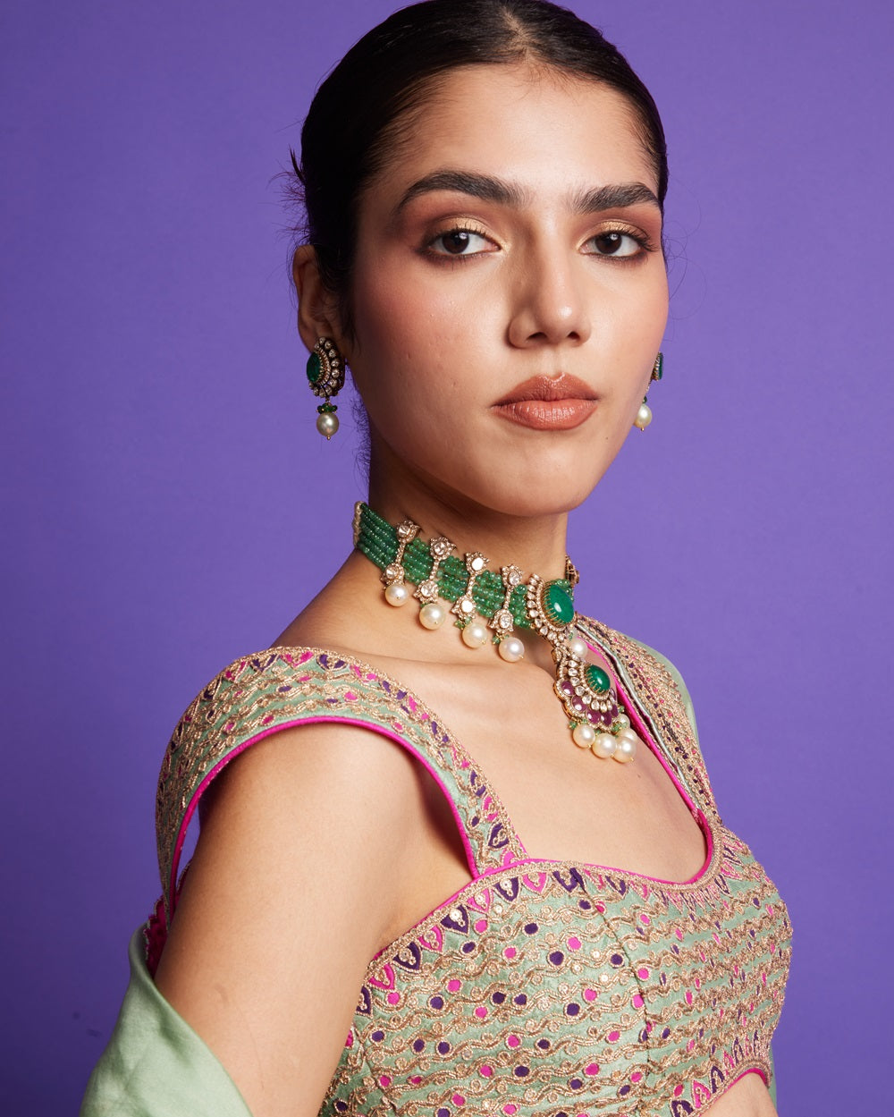 The Sage Johari Lehenga Set