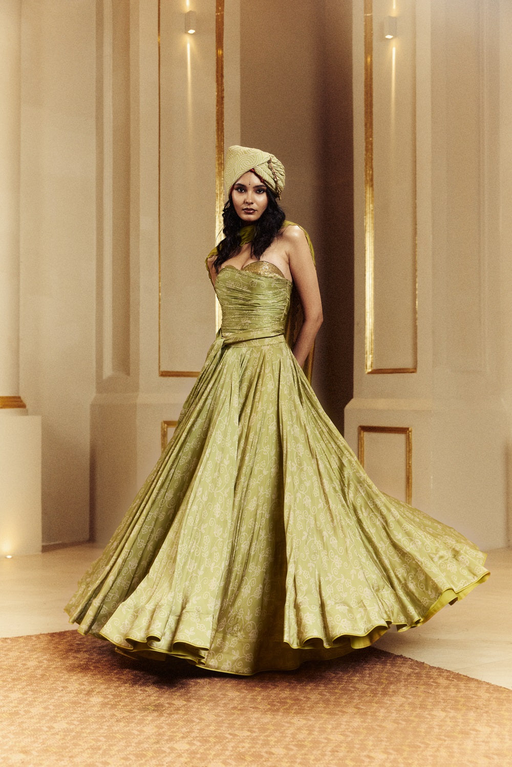 Corset Lehenga Set