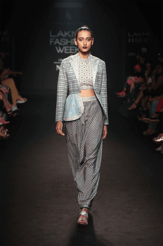 Peplum Jacket With Pants