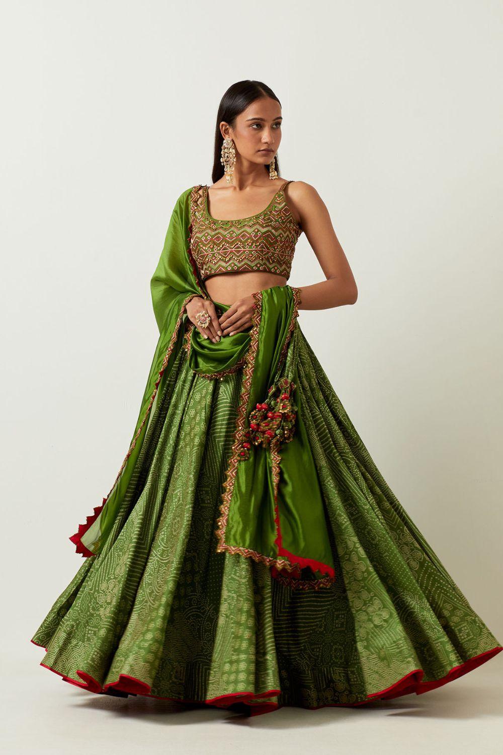 Bandhani Lehenga Set