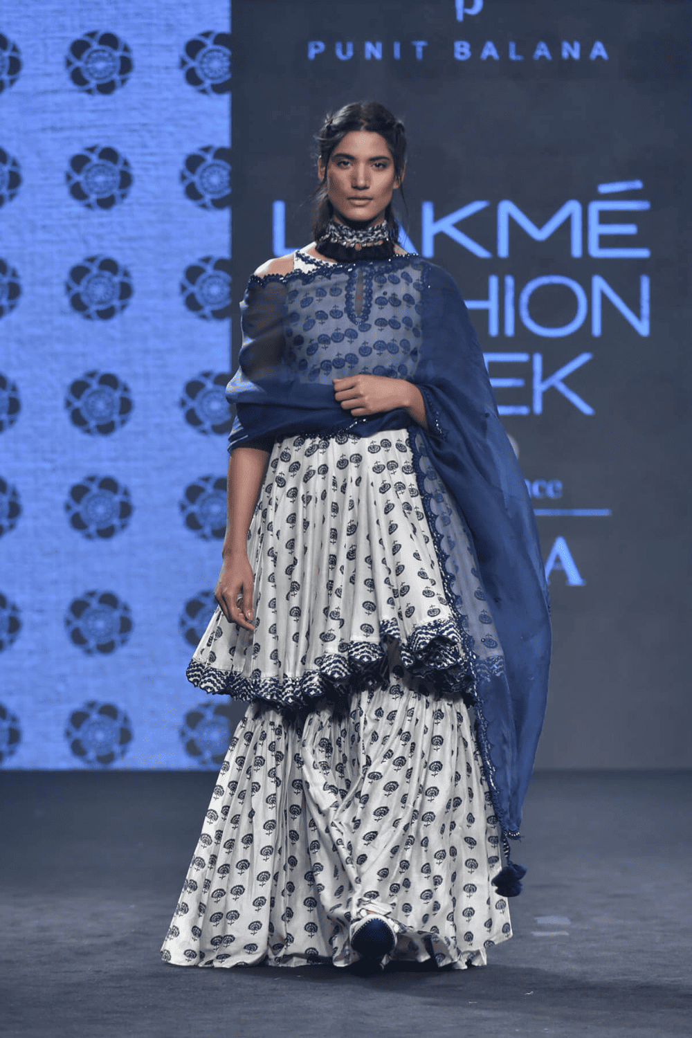 Short Anarkali With Gharara Set