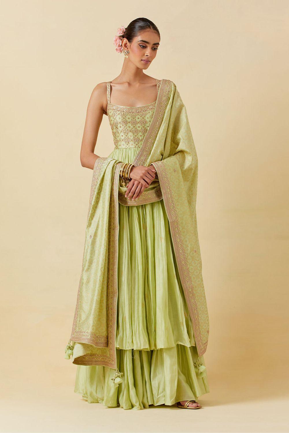 The Ghoomar Anarkali Set
