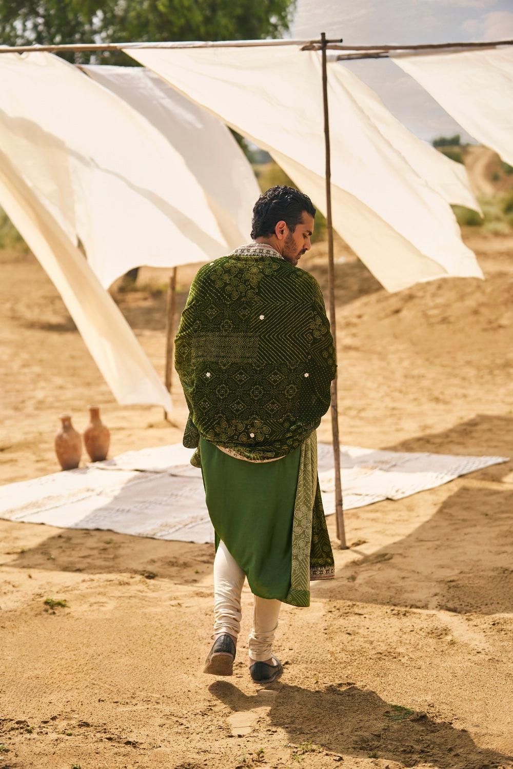Bandhani Dushala Set