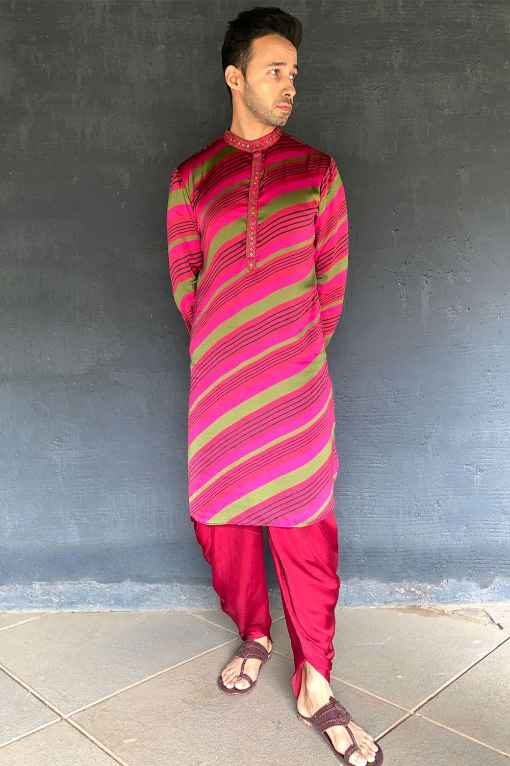 Kurta With Dhoti Pants