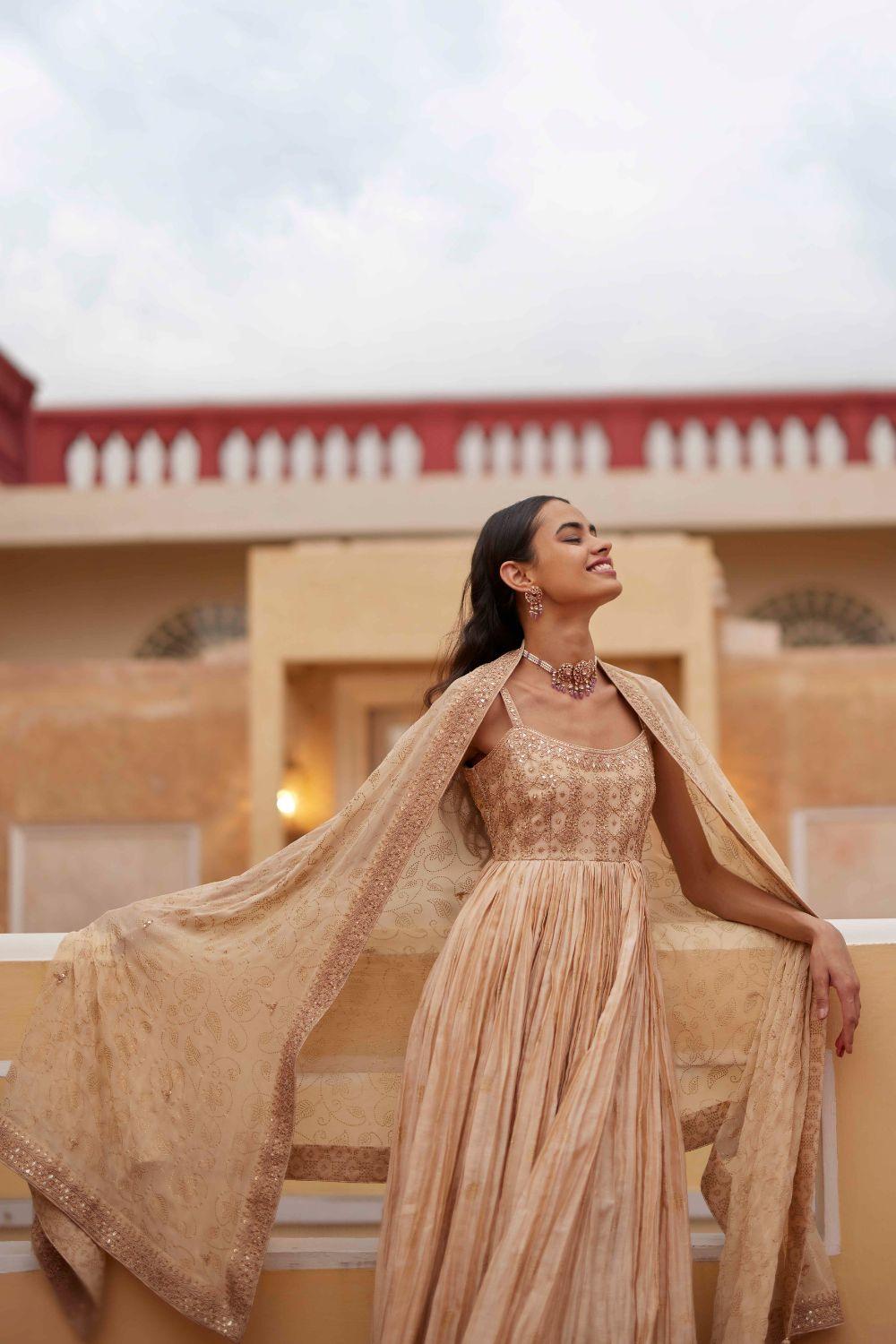 The Ghoomar Anarkali Set