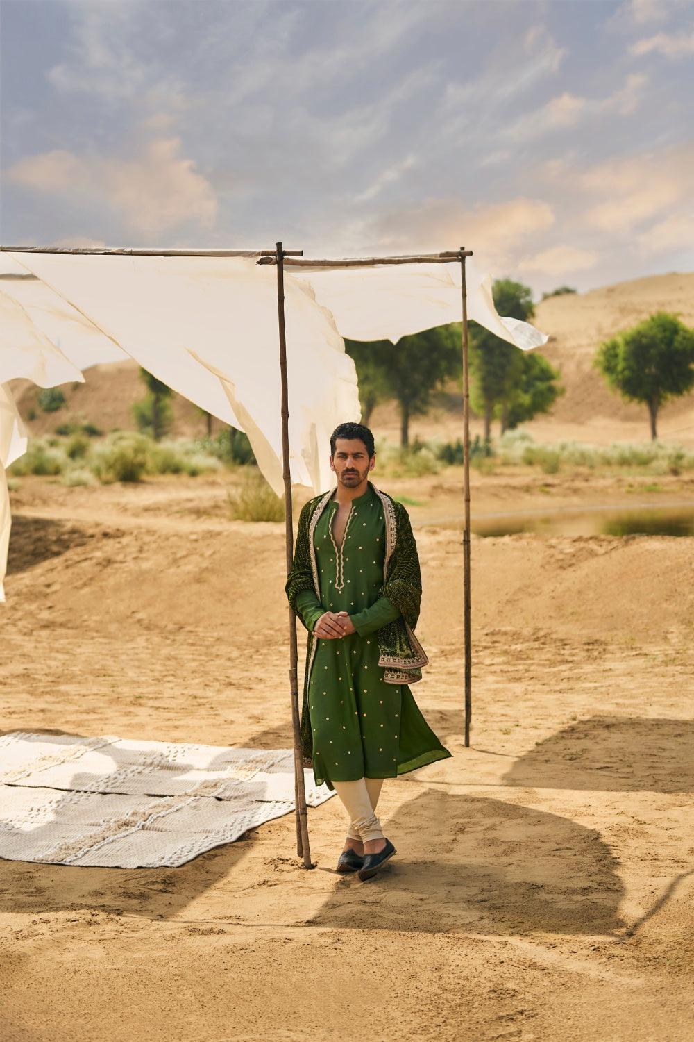 Bandhani Dushala Set