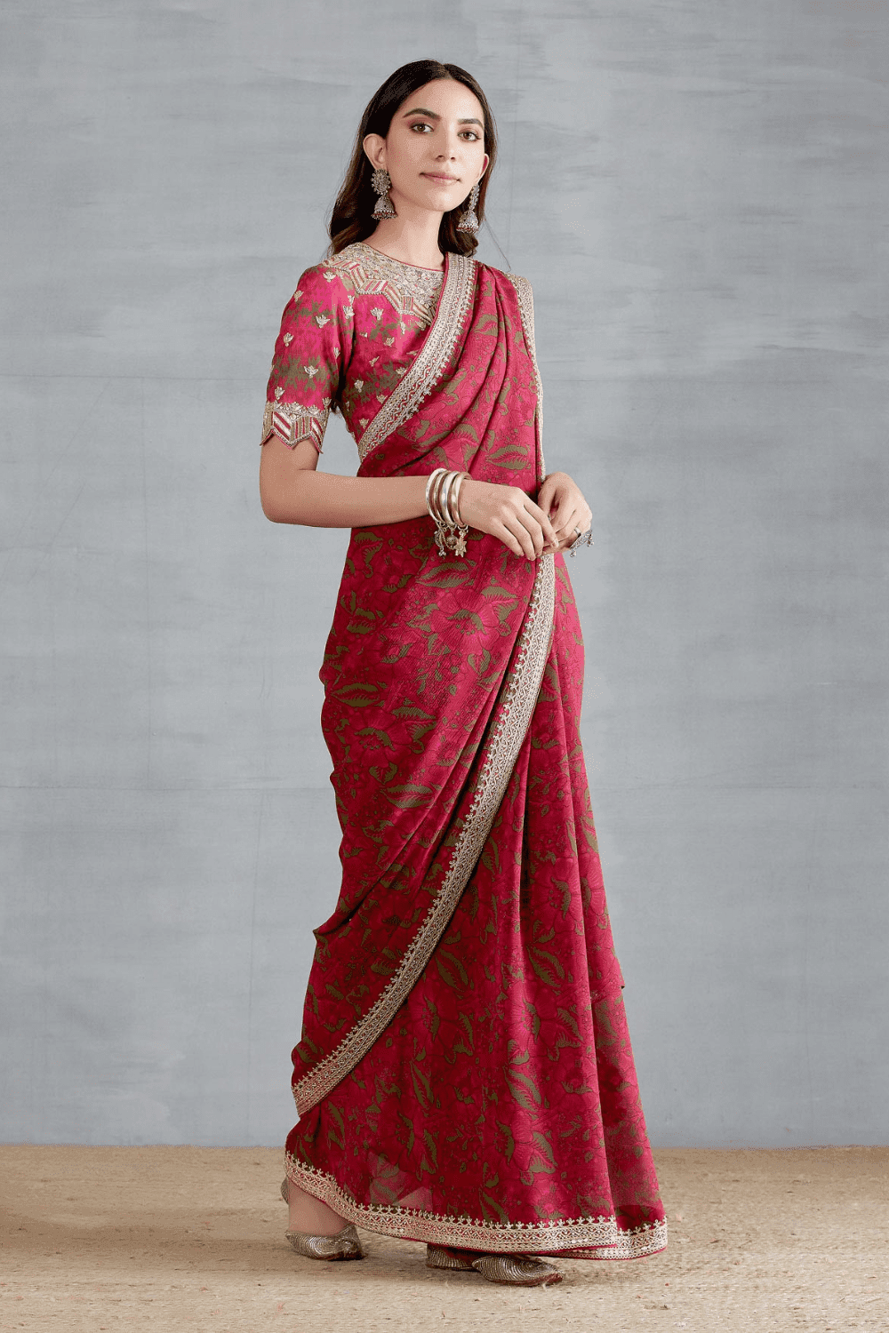 Marodi Saree Work With Blouse