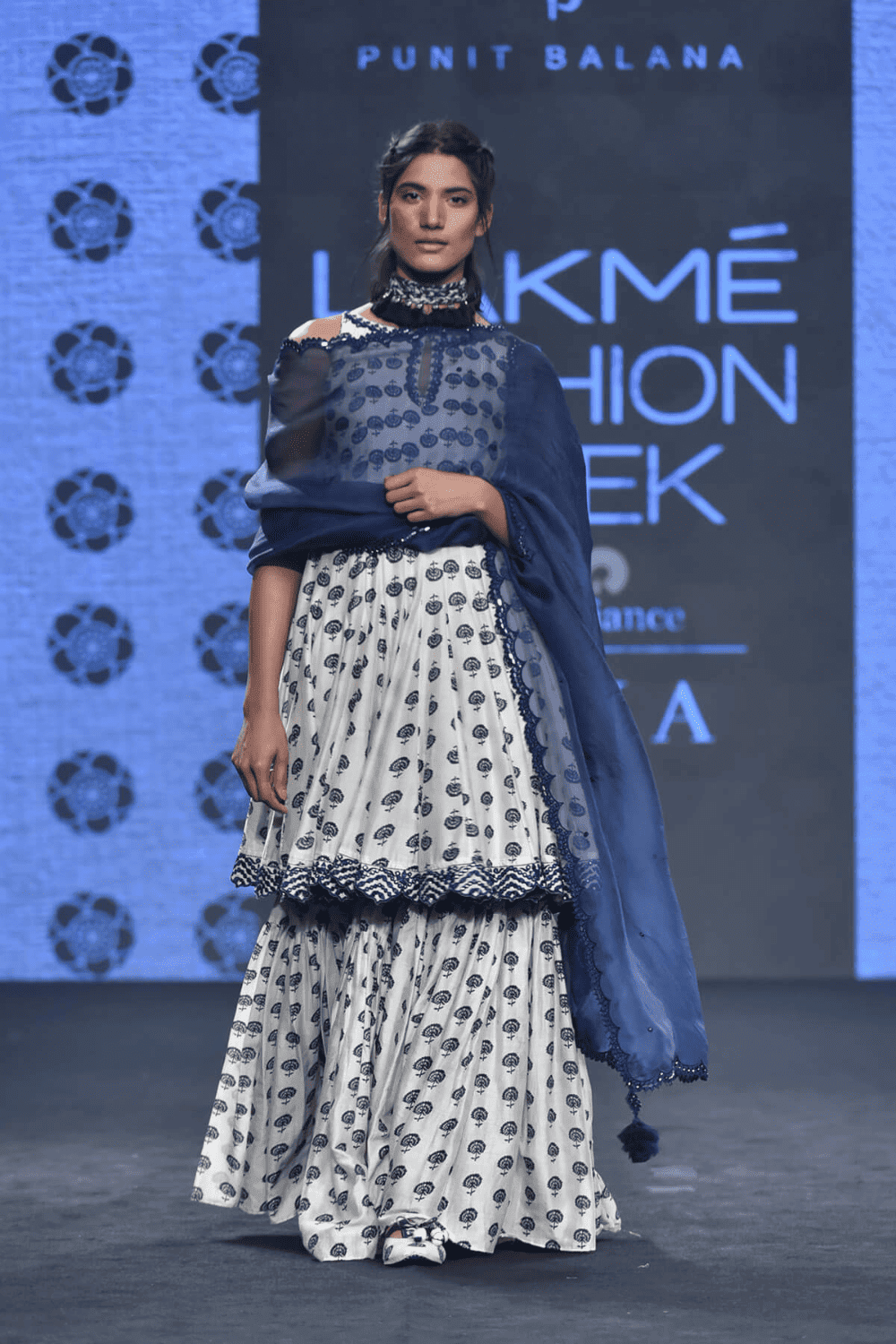 Short Anarkali With Gharara Set