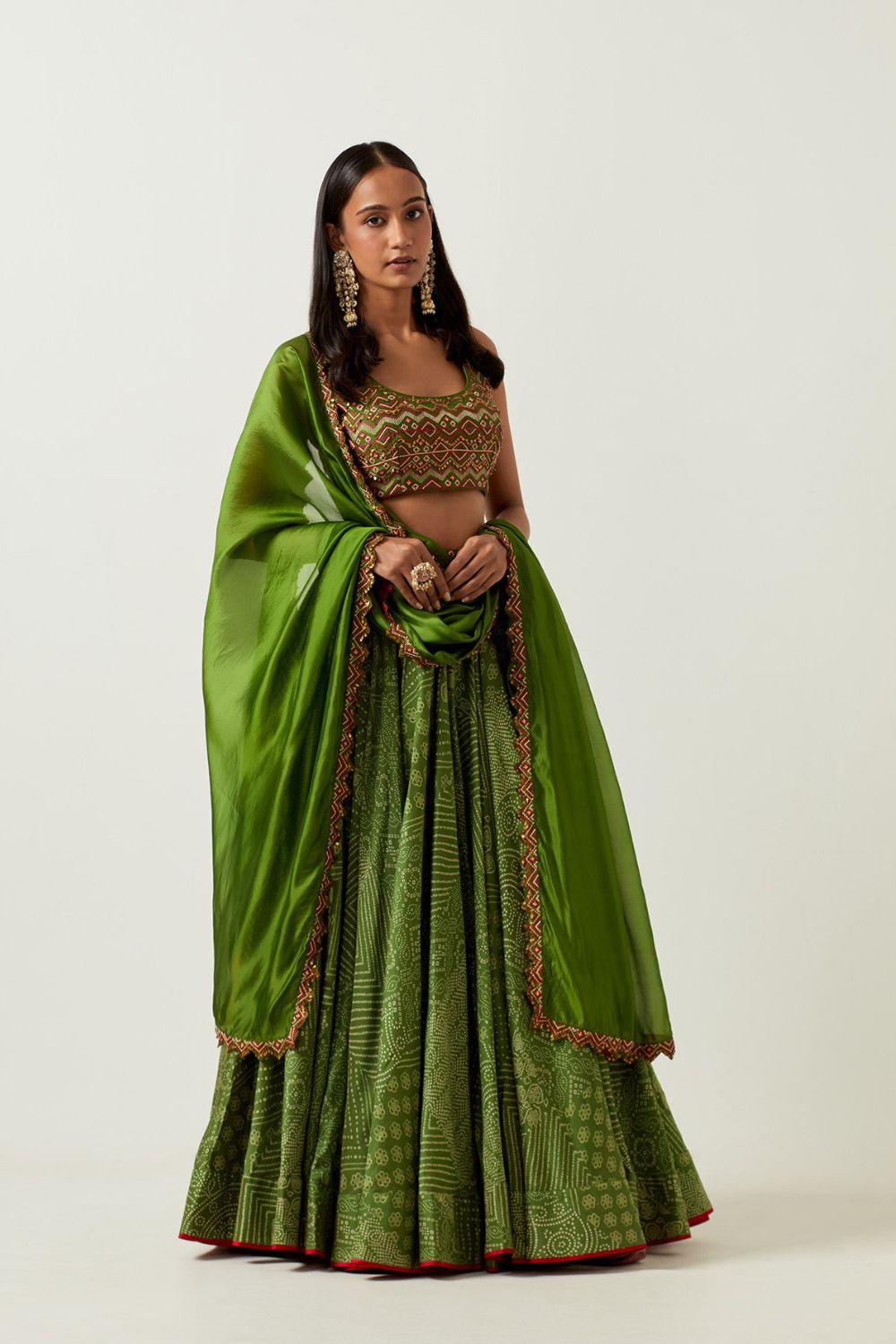 Bandhani Lehenga Set