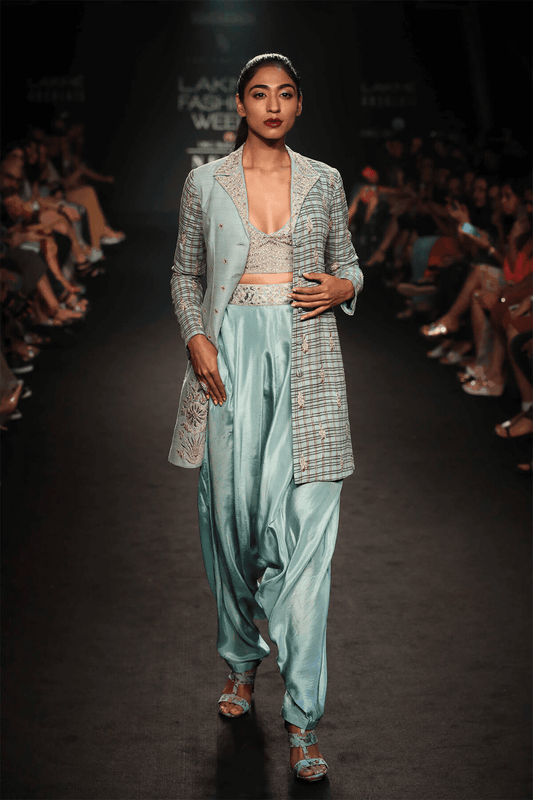 Long Jacket With Bralette & Jacket