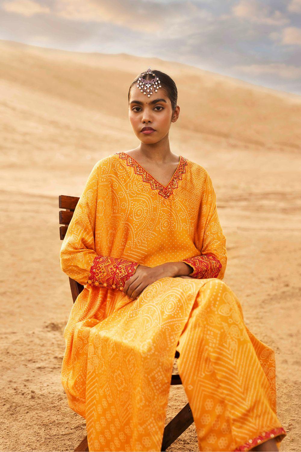 Kaftan Kurta Set
