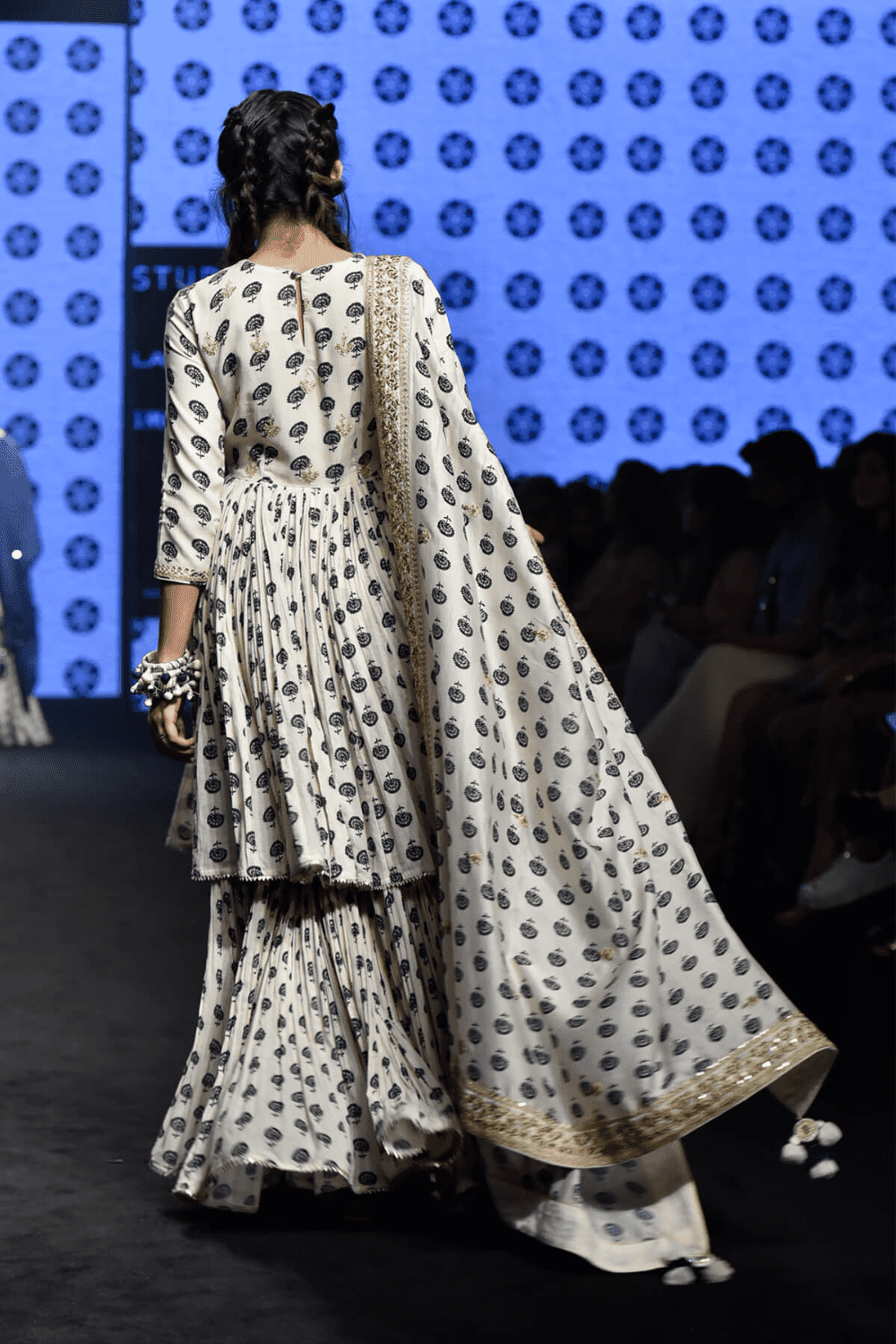 Short Anarkali With Gharara Set