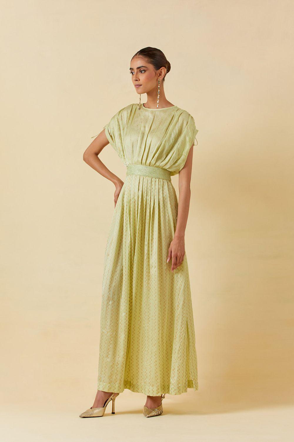 Mint Waistbelt Dress