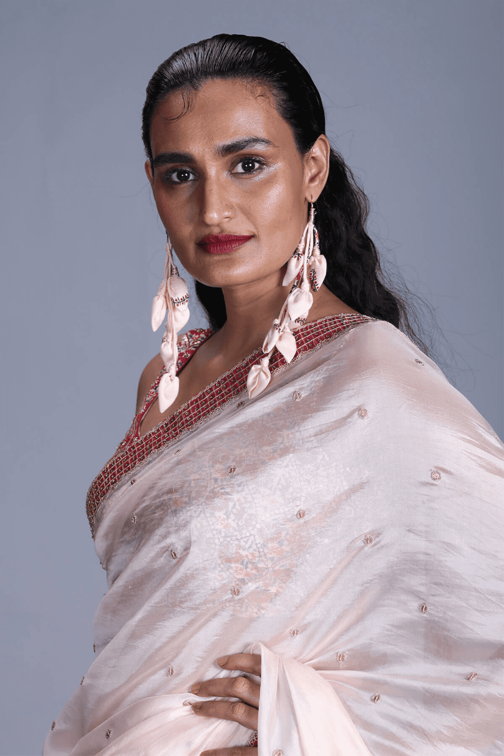 Buttercup Organza Pallu Saree