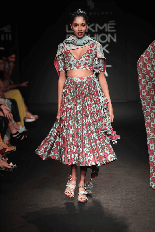 Skirt With Blouse & Dupatta