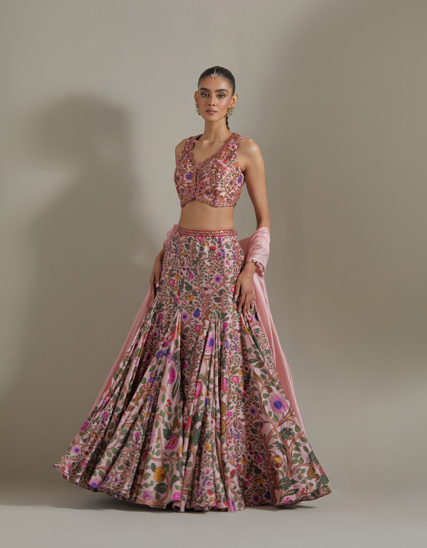 Printed Lehenga Set