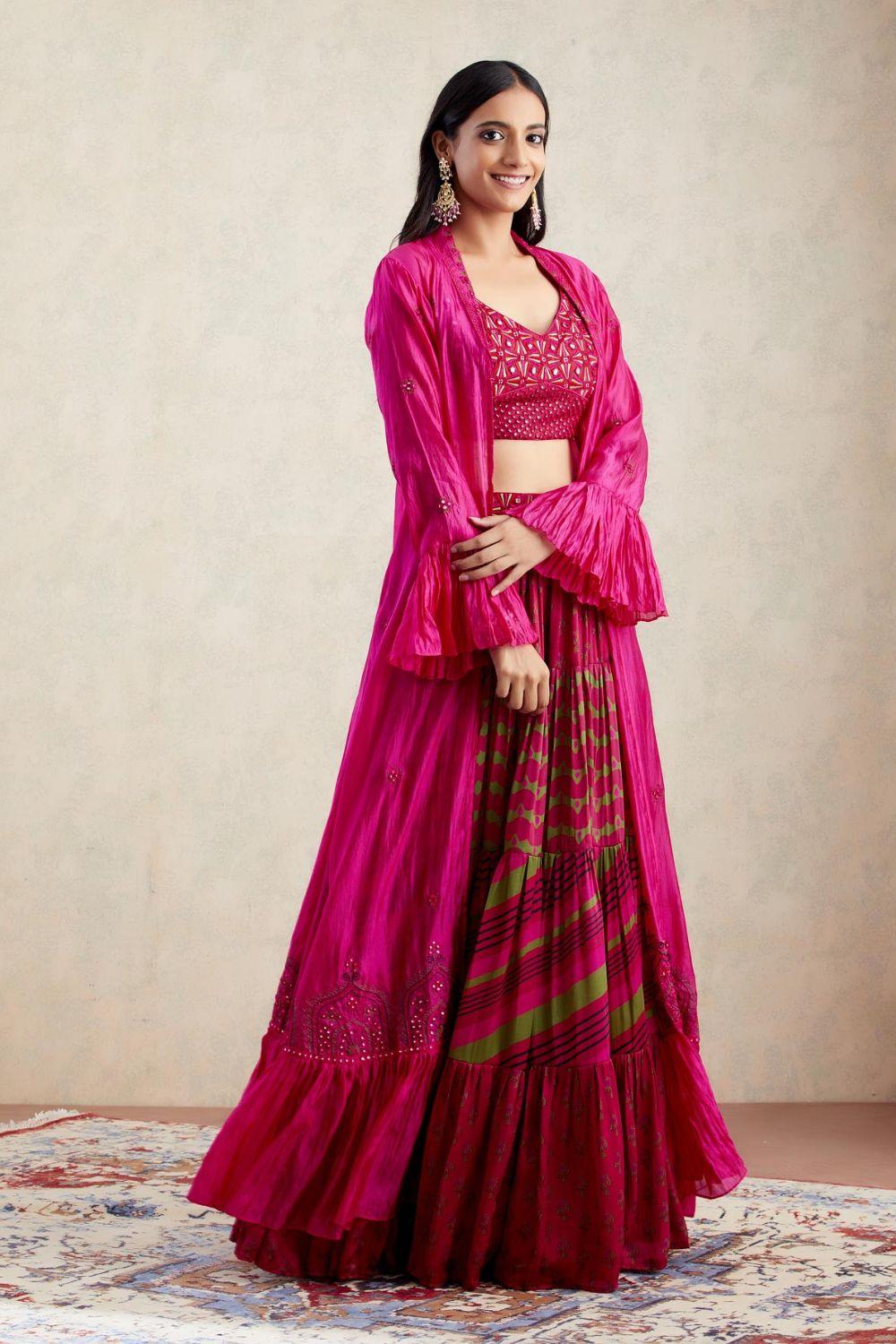 Cape with Skirt Set