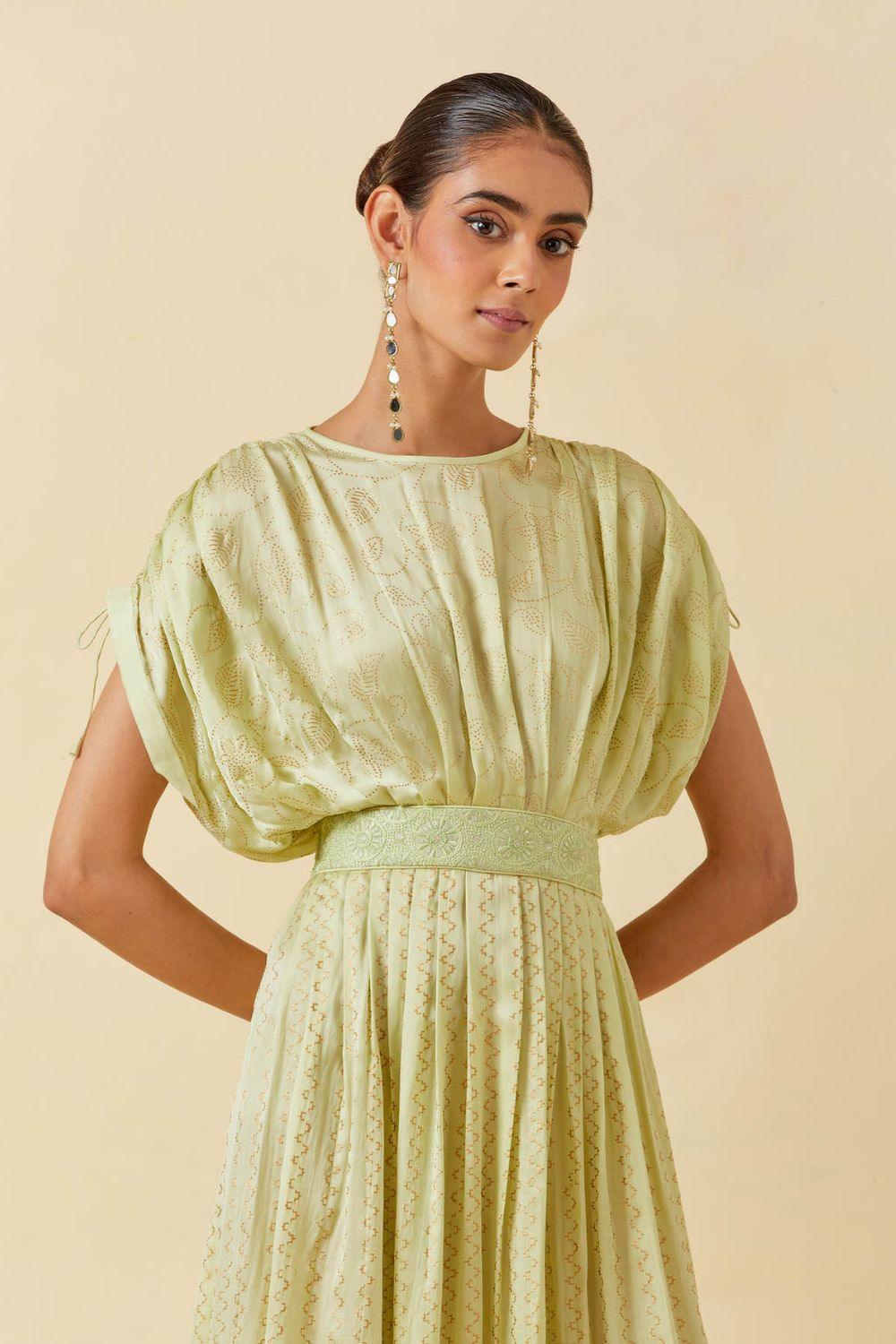 Mint Waistbelt Dress