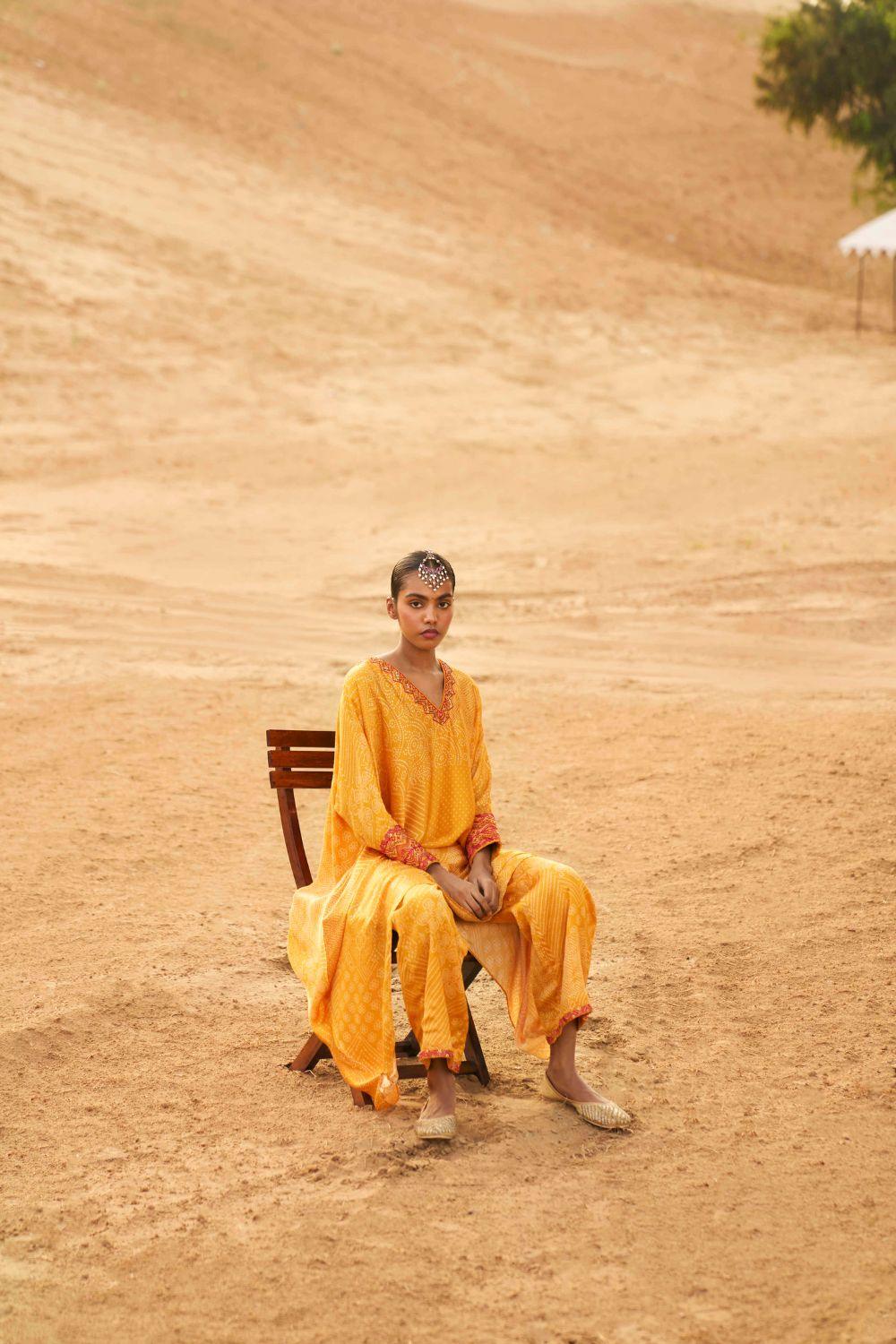 Kaftan Kurta Set