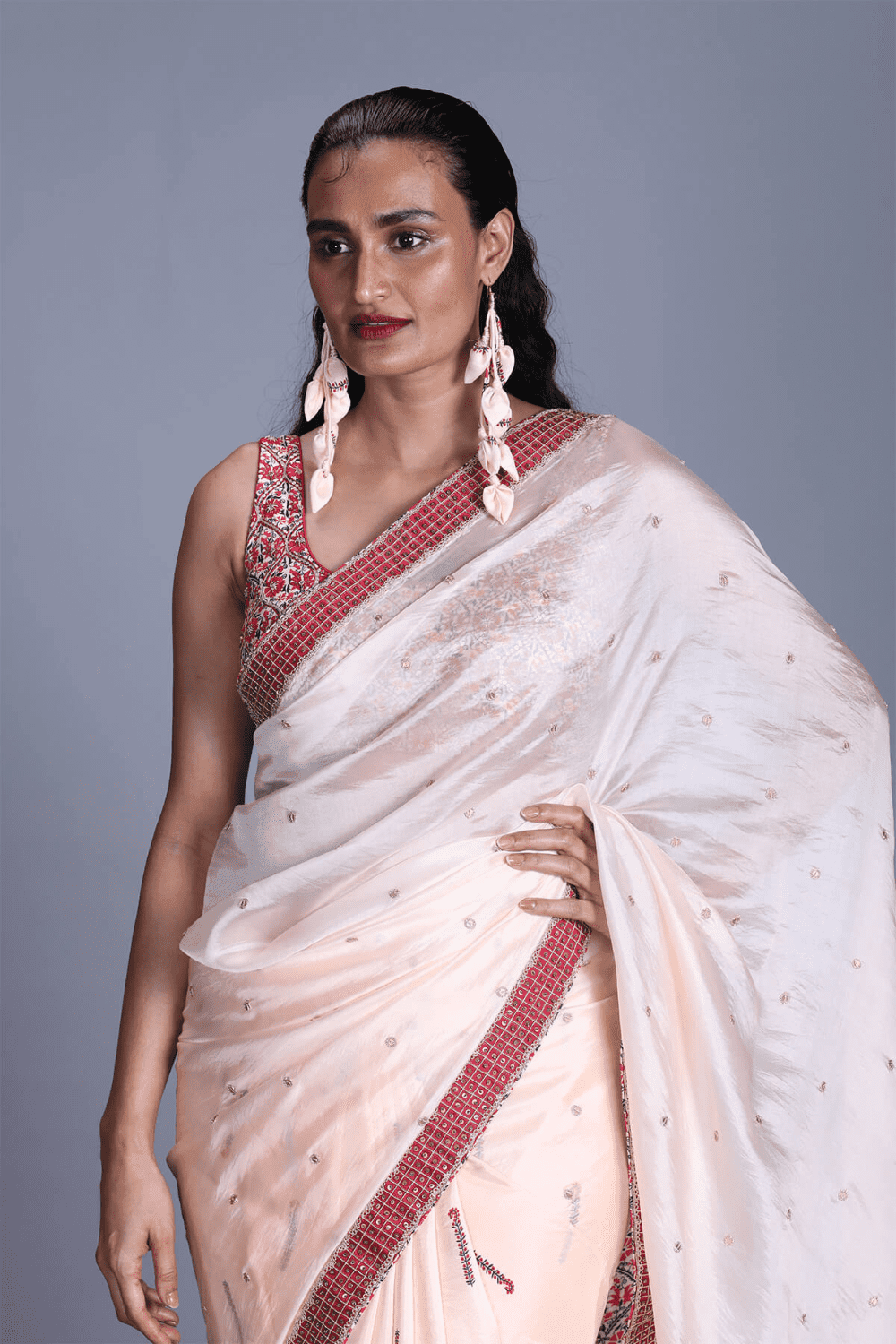 Buttercup Organza Pallu Saree