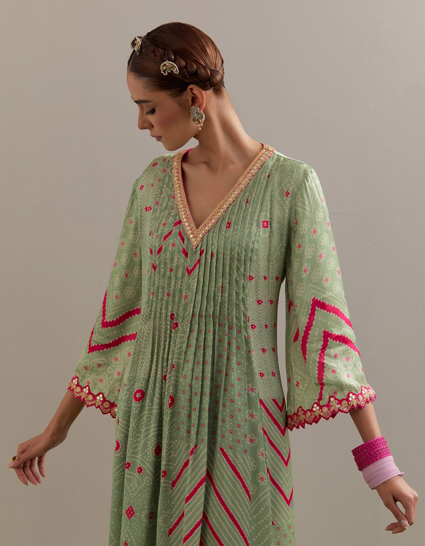 Kaftaan Kurta Set