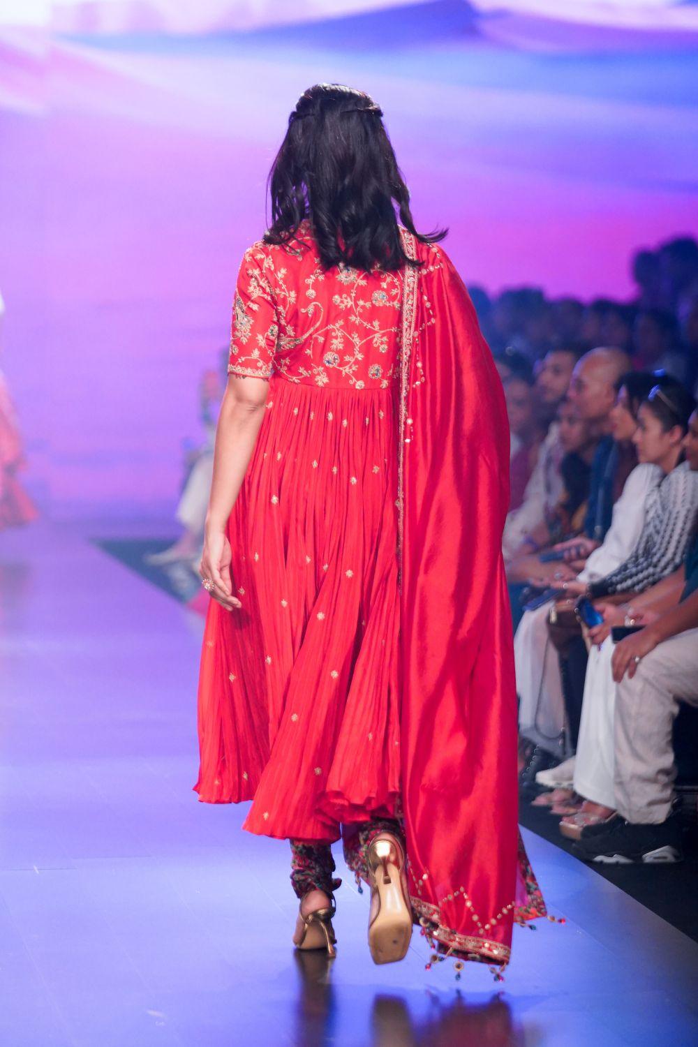 Surkh Laal Hand Embroidered Angrakha Set