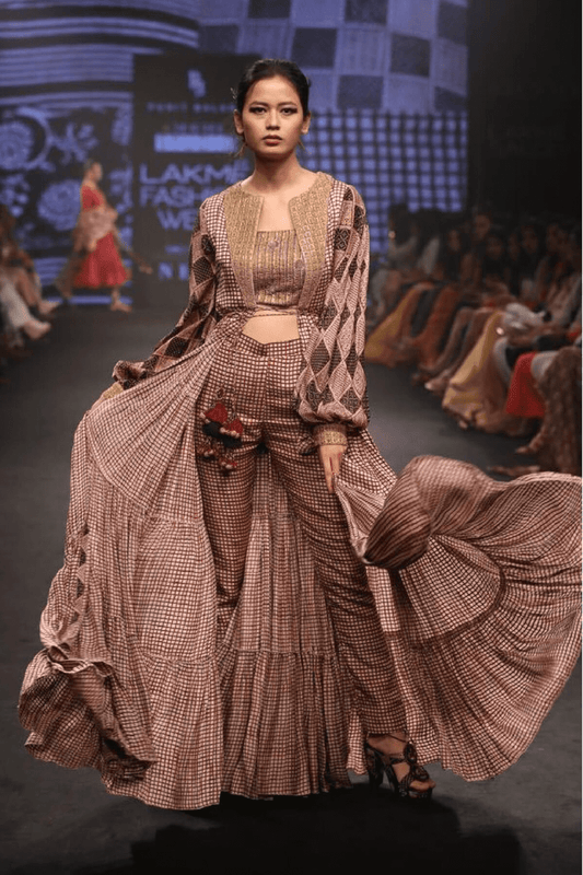 Jacket with Bralette And Pants