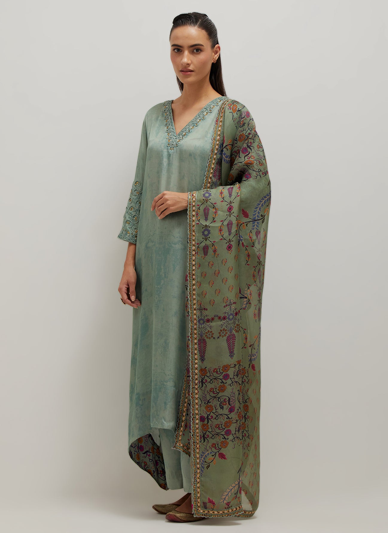Kaftaan Kurta Set