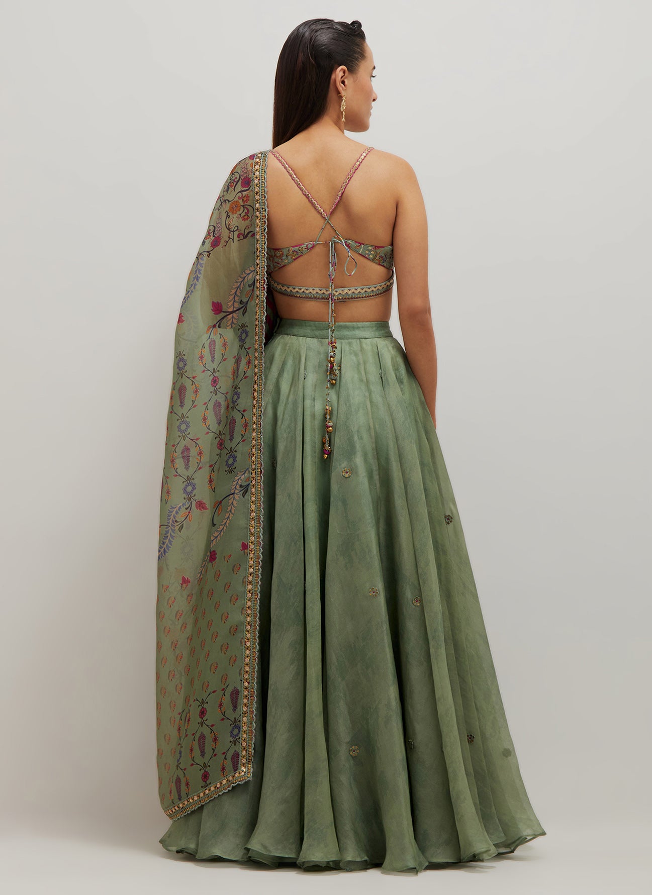 Moh Bralette Lehenga Set