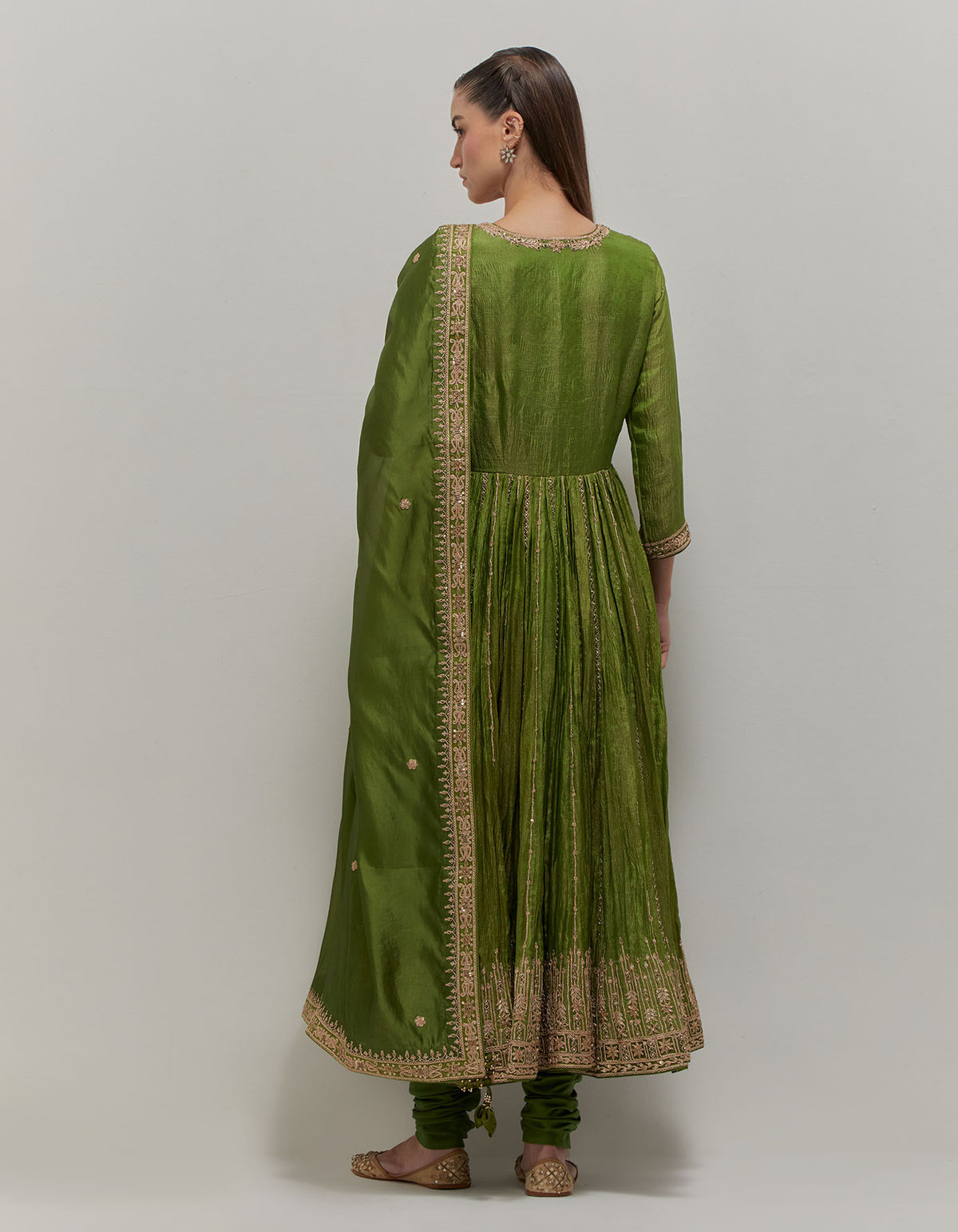 Kacha Aam Anarkali Set