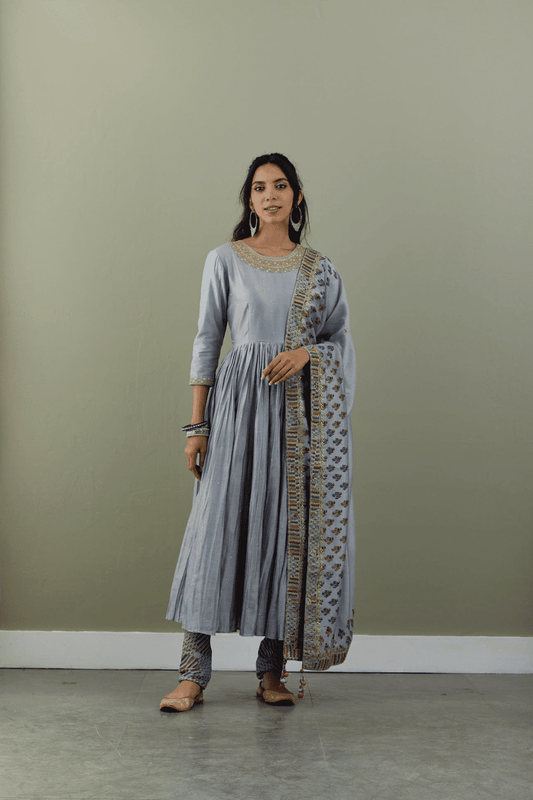 Rani Haar Anarkali Set