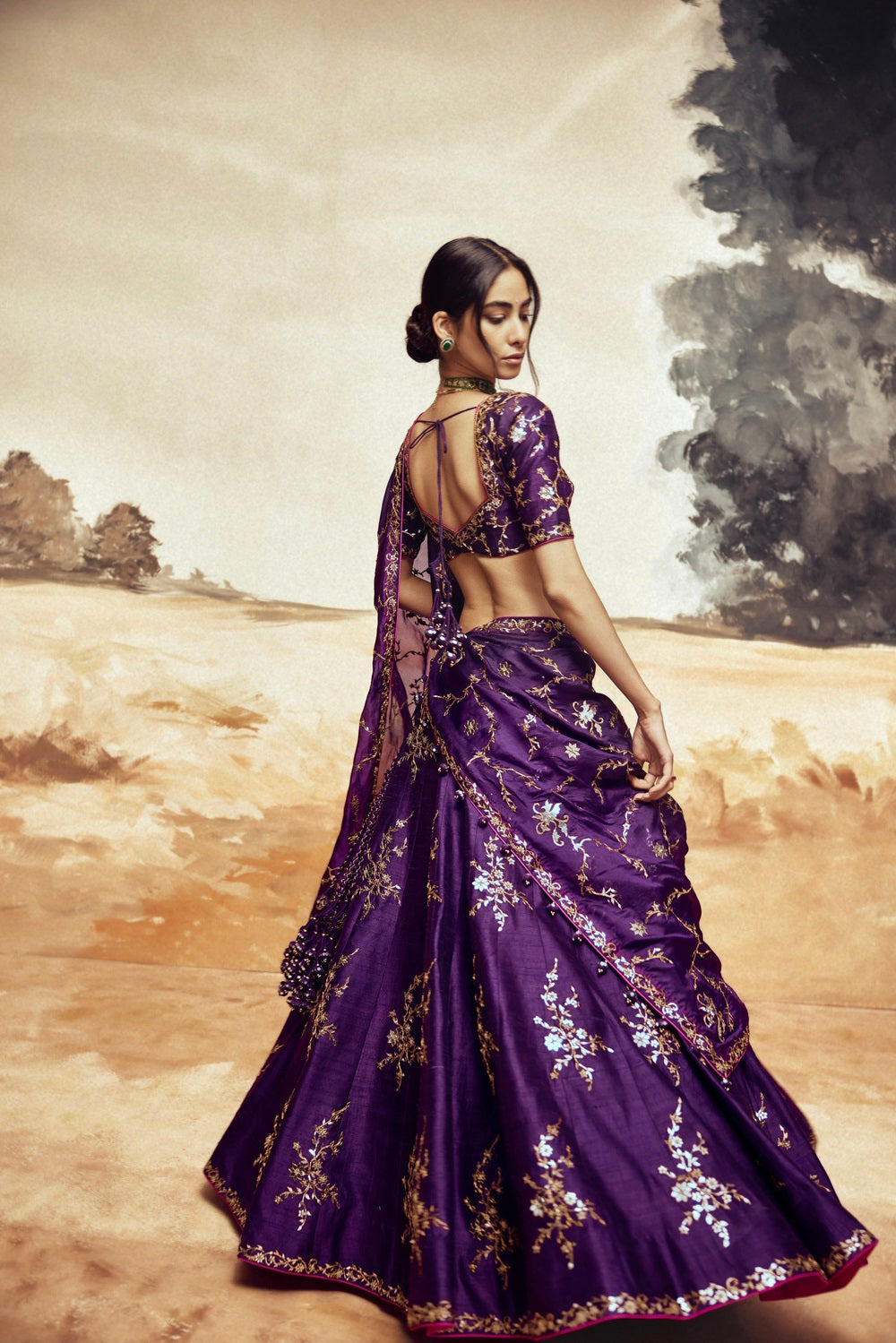 Rani Sa Baingani Lehenga set