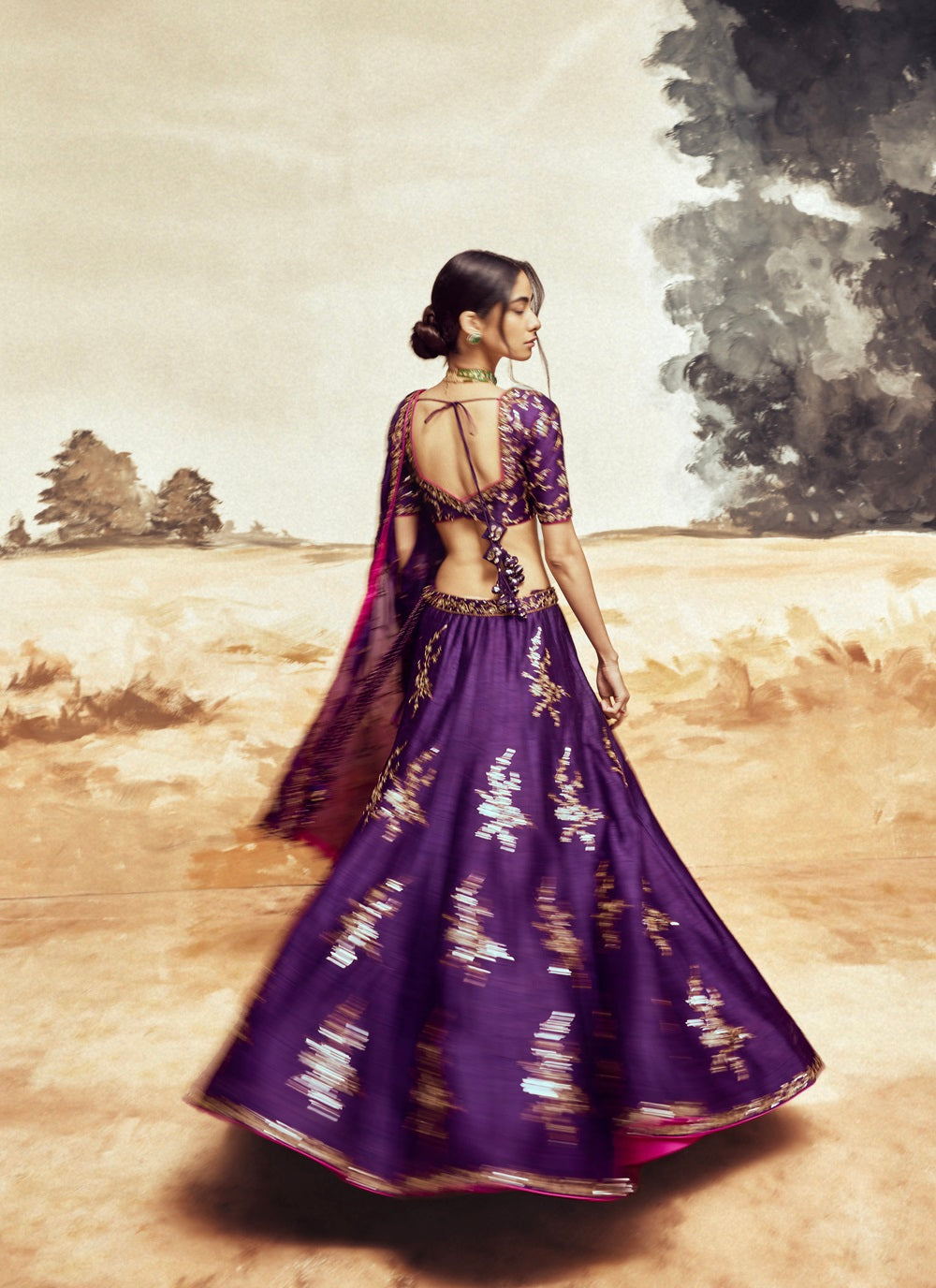 Rani Sa Baingani Lehenga set