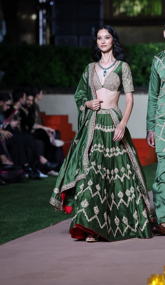 Kaccha Aam  Lehenga set