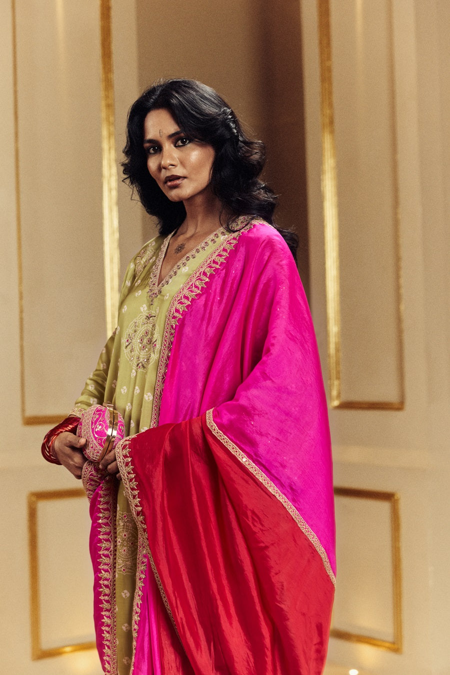 Kaftaan Kurta Set
