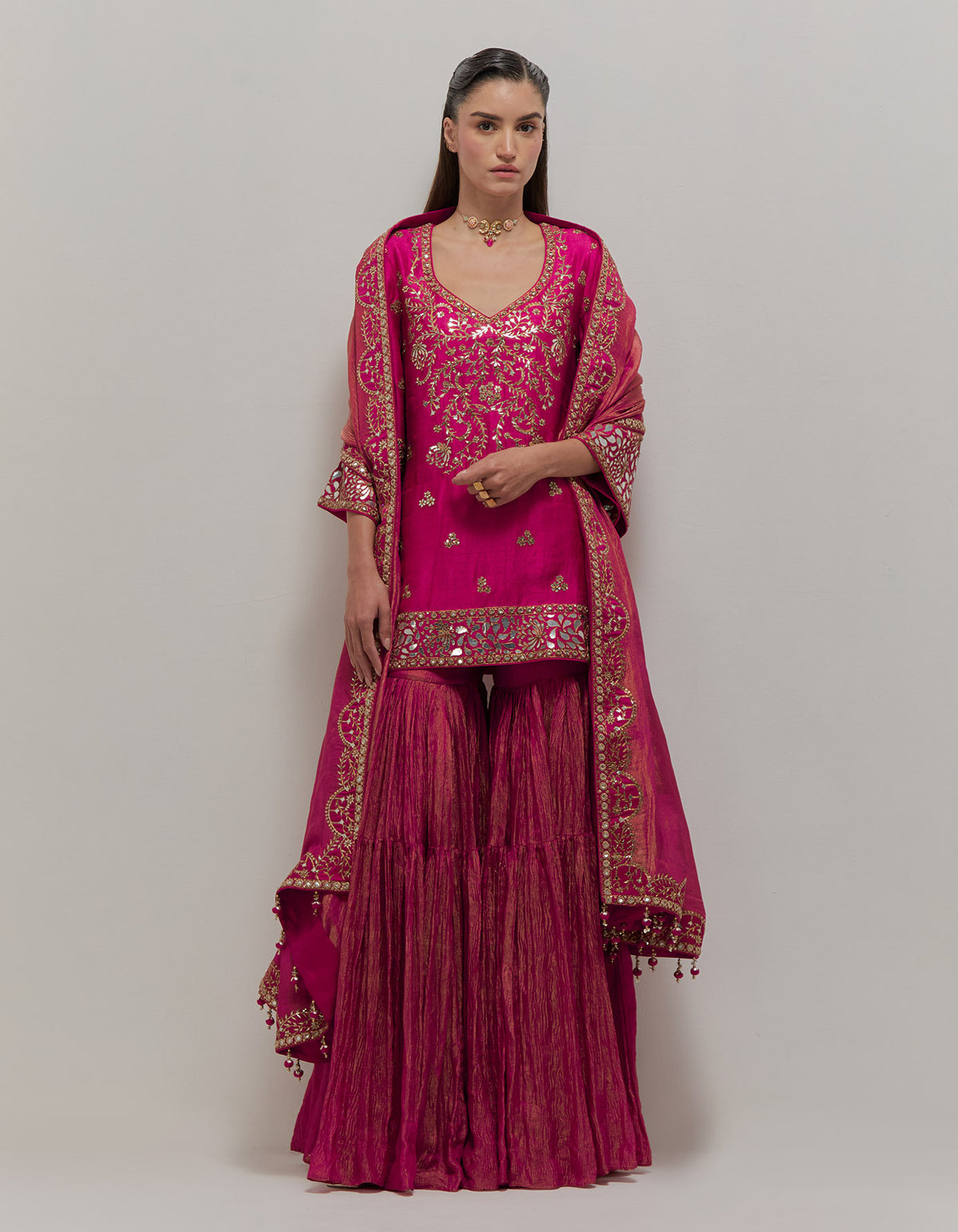 Rasberry Gharara set