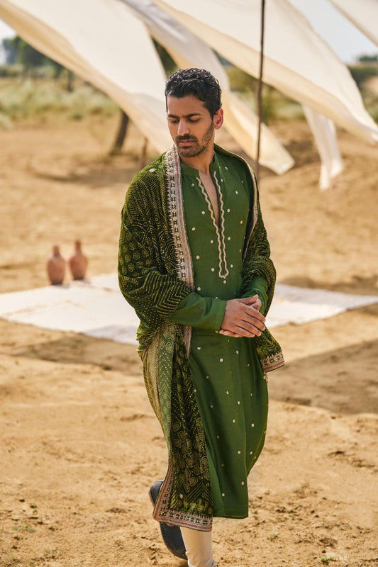 Bandhani Dushala Set