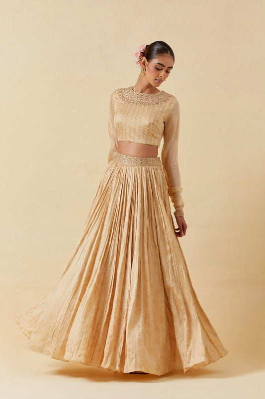 Buttercup Printed Top Paired With Skirt
