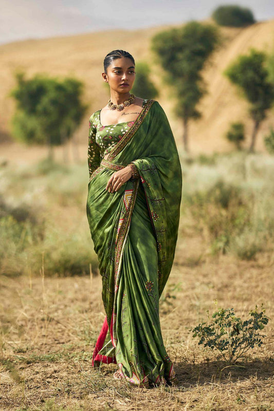 Ranthambore Print Sari