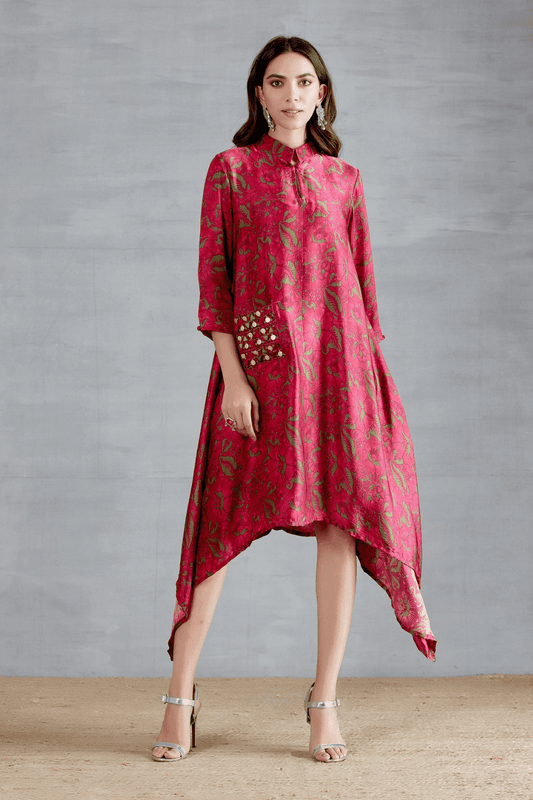 Printed Tunic With Coin Work