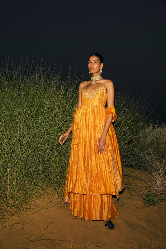 The Ghoomar Anarkali Set