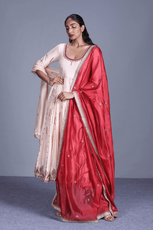 Buttercup Printed Anarkali