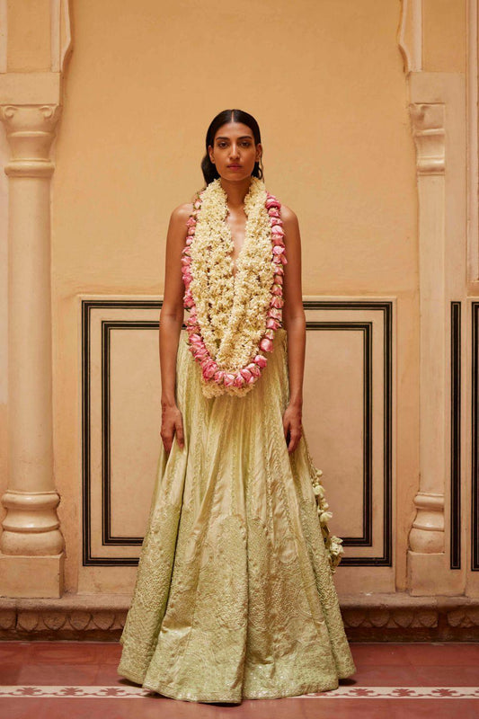 Resham Work Lehenga Set