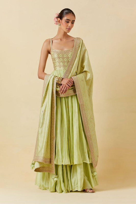 The Ghoomar Anarkali Set