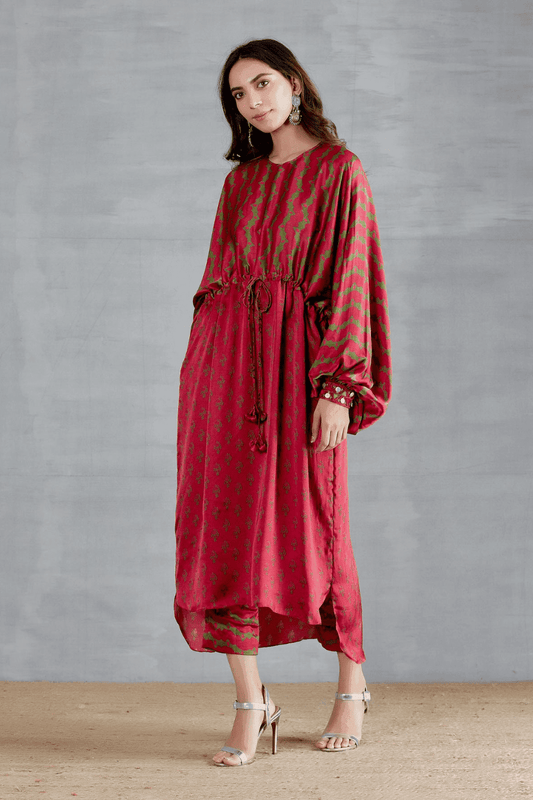 Loose String Tunic With Pant