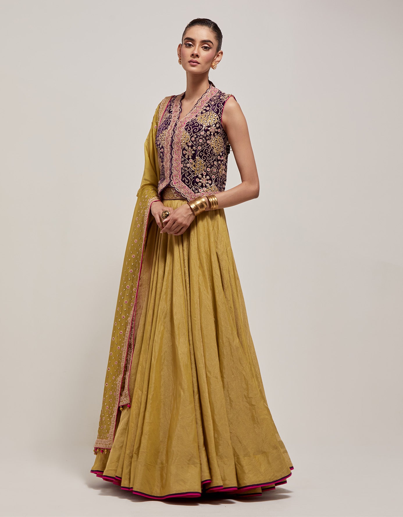 The Waistcoat Lehenga Set