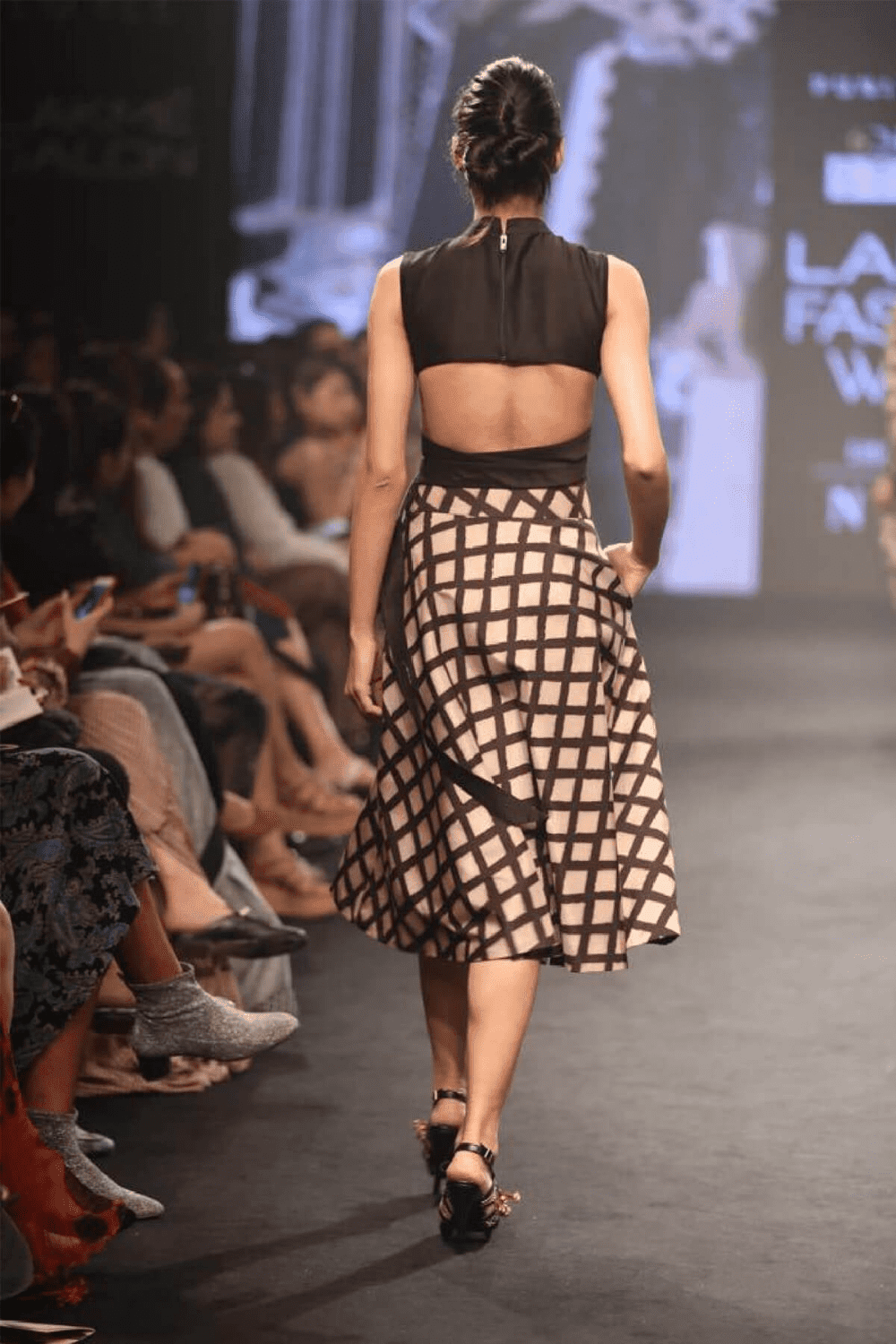 Printed Skirt With Tie Up Top