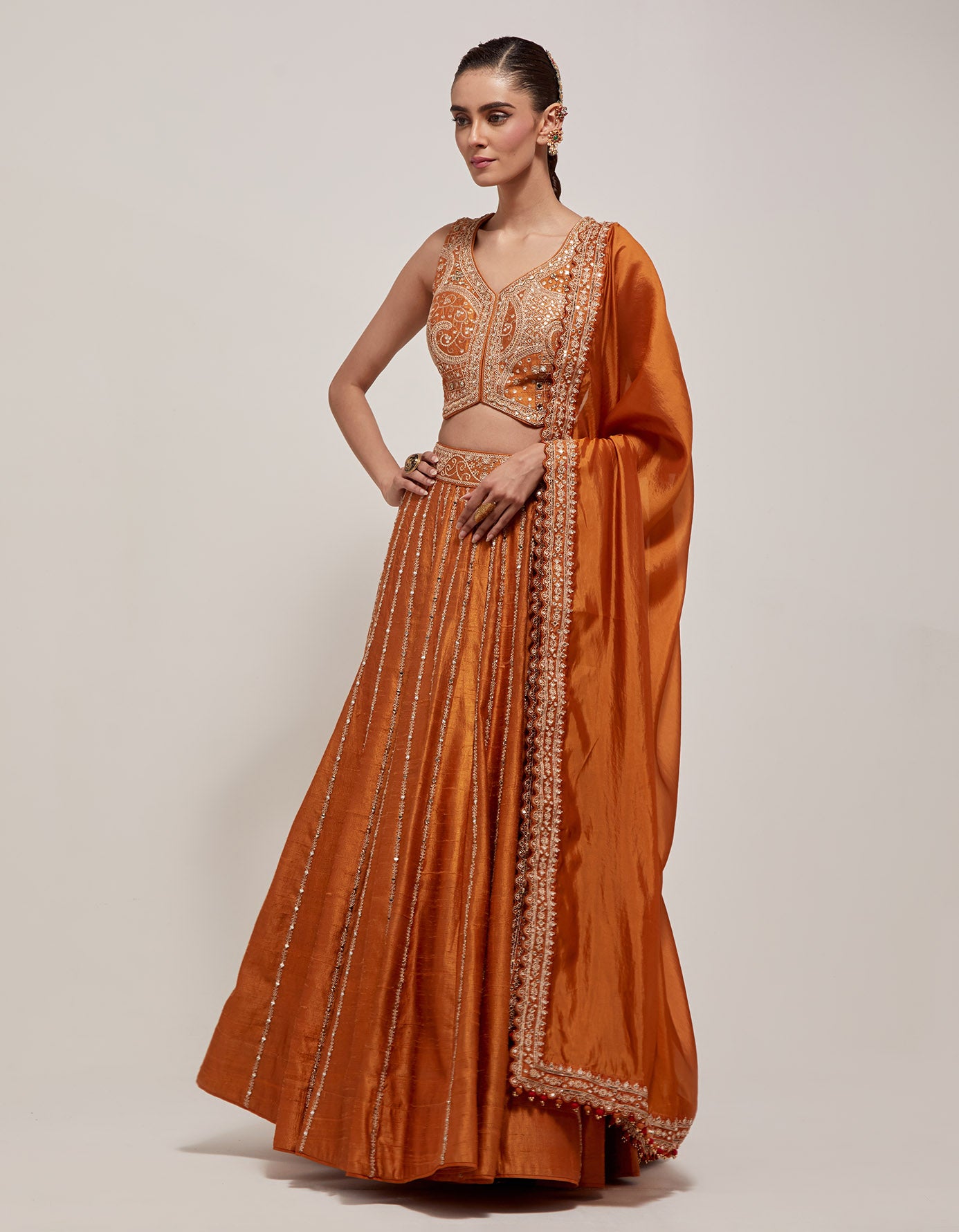 Sarso Lehenga Set