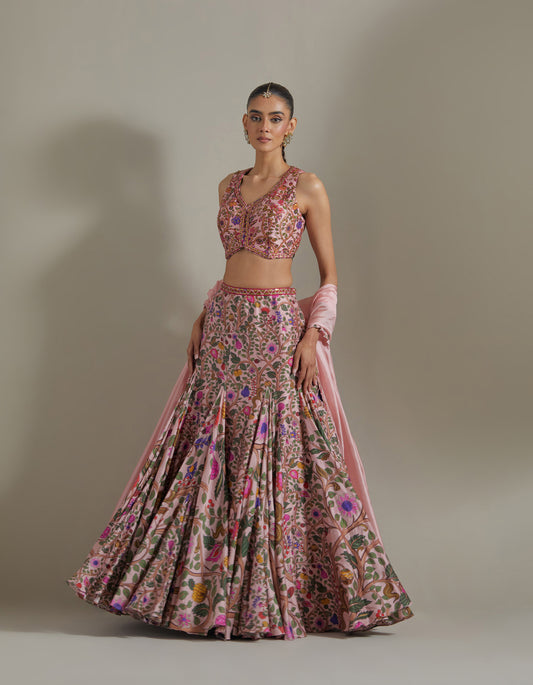 Printed Lehenga Set