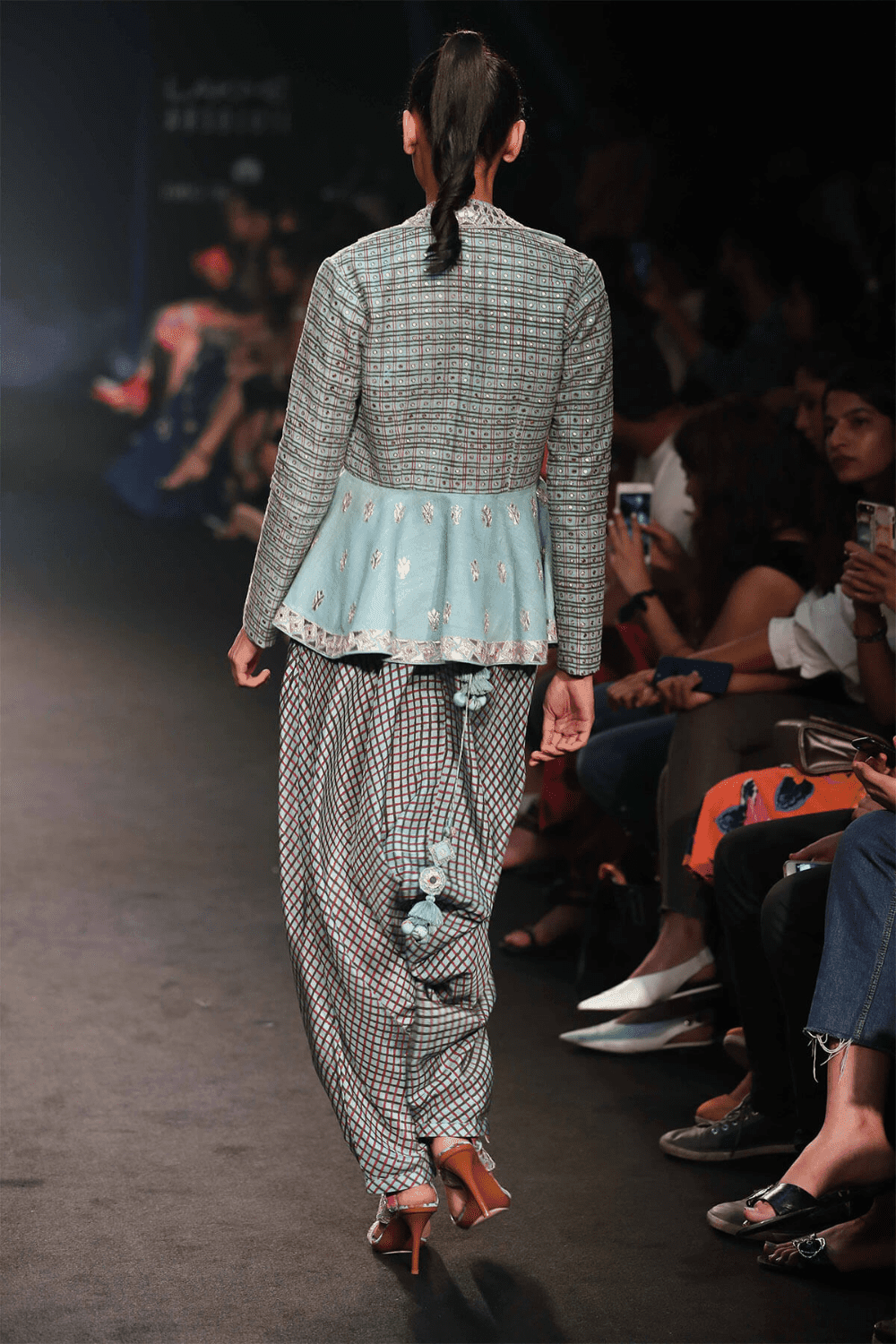 Peplum Jacket With Pants